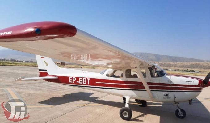اولین هواپیمای هوانوردی عمومی در فرودگاه خرم‌آباد به زمین نشست