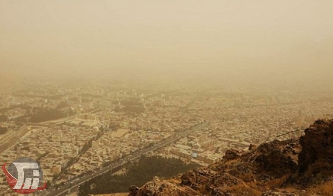 ورود گرد و غبار به جو لرستان