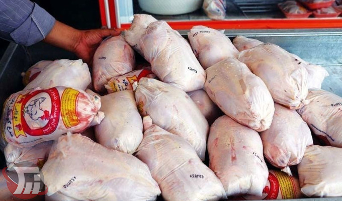 عرضه مرغ با قیمت ۶۵۷ هزار ریال در فروشگاه‌های خرم آباد