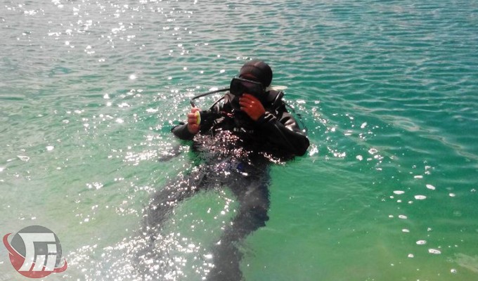 اعزام تیم غواصی برای پیدا کردن جسد فرد غرق شده در رودخانه «سزار» + فیلم
