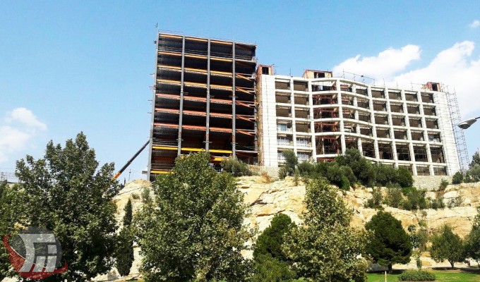 از سرگیری عملیات ساخت هتل صخره‌ای خرم‌آباد
