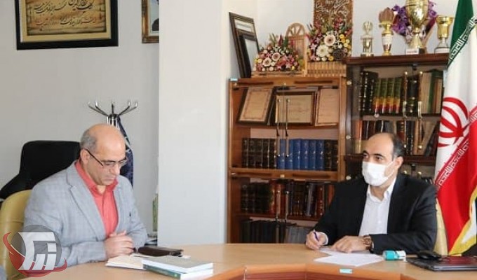 حجت والی‌زاده در دیدار با رییس دادگستری بروجرد