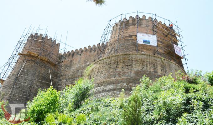 اتمام مرمت اضطراری قلعه تاریخی «فلک الافلاک»