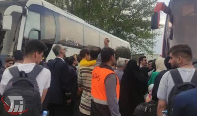 جابه‌جایی مسافران در راه مانده قطار تهران - جنوب