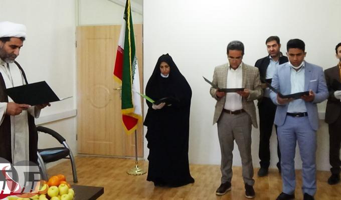 مراسم ادای سوگند پنج تن از کارشناسان جدید رسمی دادگستری لرستان