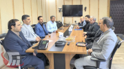 پویا تابعی در دیدار با امینیفرد، مدیرکل شرکت ملی پست لرستان